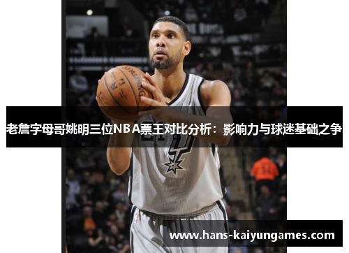 老詹字母哥姚明三位NBA票王对比分析：影响力与球迷基础之争